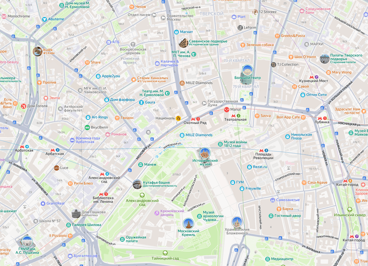 Яндекс карта